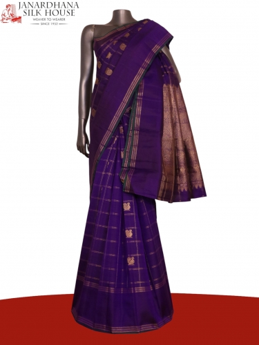 Pure Handloom Kanjeevaram Silk Saree